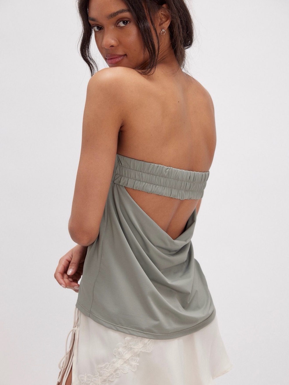 Free People Running Late Tube Top
